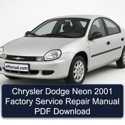 2001 Chrysler Neon Dodge Service Repair Workshop Manual PDF
