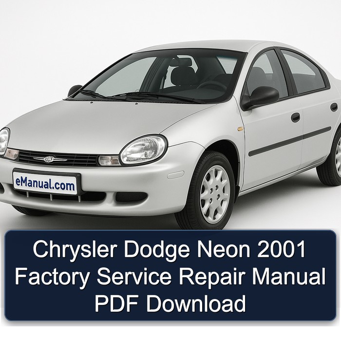 2001 Chrysler Neon Dodge Service Repair Workshop Manual PDF