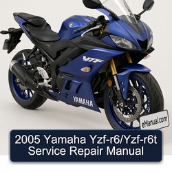 2005 Yamaha Yzf-r6/Yzf-r6t Service Repair Manual 