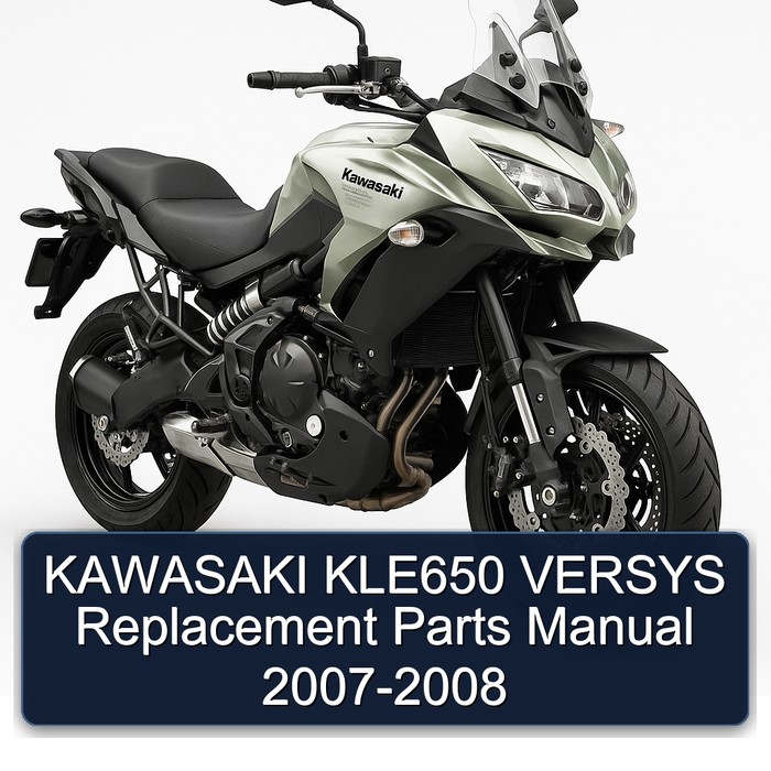 2007-2008 Kawasaki Versys KLE650 Replacement Parts Catalog PDF