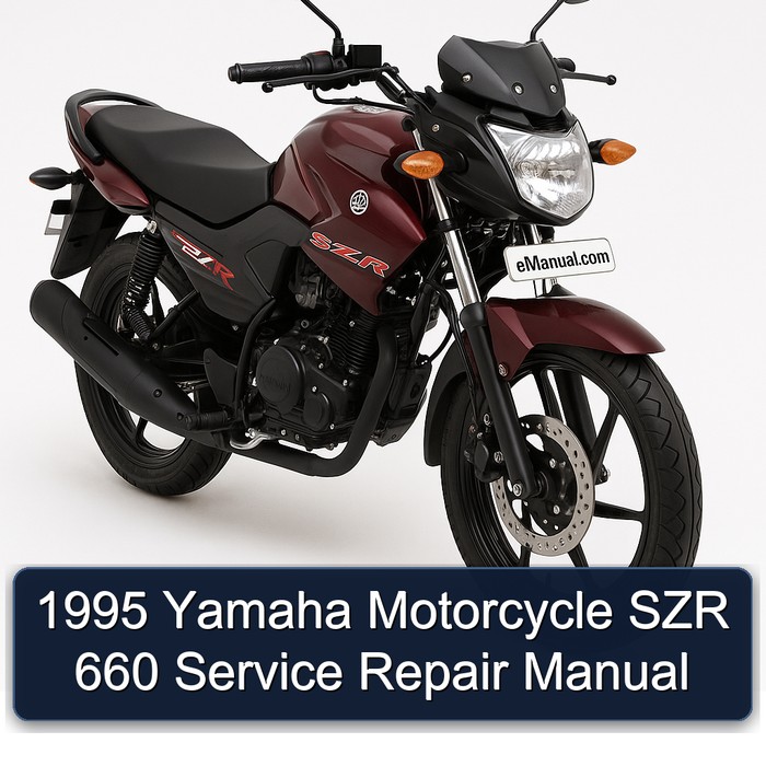 1995 Yamaha SZR Models Motorcycle 660 Service Repair Workshop Manual PDF