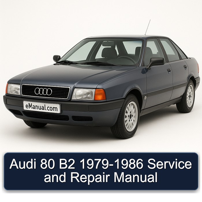 1979-1986 Audi 80 Service Repair Workshop Manual PDF