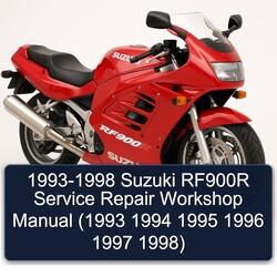 1993-1998 Suzuki RF900R Service Repair Workshop Manual PDF