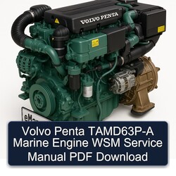 Volvo Penta Tamd63p- Marine Engine WSM Service Repair Workshop Manual PDF