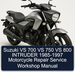 1985-1997 Suzuki Intruder VS 700 750 800 - Motorcycle Service Repair Workshop Manual PDF
