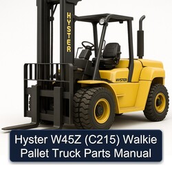 Ersatzteilhandbuch für Hyster W45Z (C215) Handhubwagen