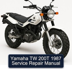 1987 Yamaha TW Models 200T Service Repair Workshop Manual PDF
