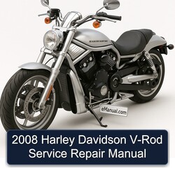 2008 Harley Davidson Model 125 V-ROD Service Repair Workshop Manual PDF