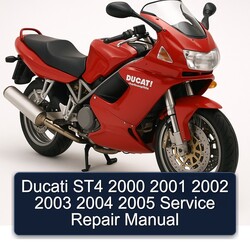 2000-2005 Ducati Sporttouring / ST Models ST4 Service Repair Workshop Manual PDF