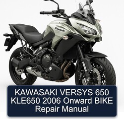 2006 Kawasaki Versys 650 KLE650 Onward Bike Service Repair Workshop Manual PDF