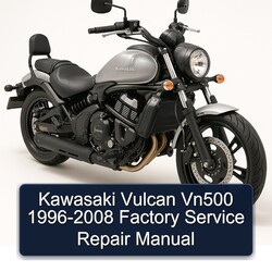 1996-2008 Kawasaki Vulcan VN500 Service Repair Workshop Manual PDF