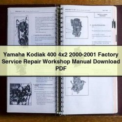 2000-2001 Yamaha Kodiak 400 4x2 Service Repair Workshop Manual PDF