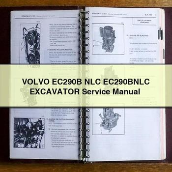 Volvo EC290B NLC EC290BNLC Excavator Service Repair Workshop Manual PDF