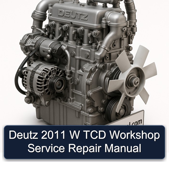 2011 Deutz W TCD Service Repair Workshop Manual PDF
