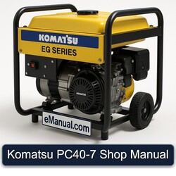 Komatsu PC40-7 Shop Service Repair Workshop Manual PDF