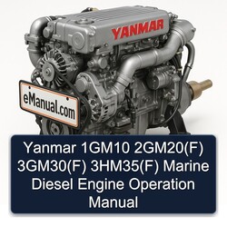Yanmar 1gm10 2gm20(f) 3gm30(f) 3hm35(f) Marine Diesel Engine Operation Service Repair Workshop Manual PDF