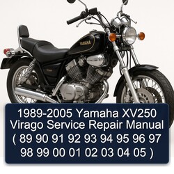 1989-2005 Yamaha Virago XV250 ( 89 90 91 92 93 94 95 96 97 98 99 00 01 02 03 04 05 ) Service Repair Workshop Manual PDF