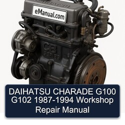 1987-1994 Daihatsu CB Series Charade G100 G102 Service Repair Workshop Manual PDF