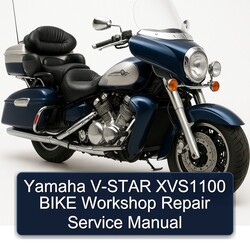 Yamaha V-STAR XVS1100 BIKE Workshop Repair Service Manual 