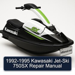 1992-1995 Kawasaki JET-SKI 750SX Service Repair Workshop Manual PDF