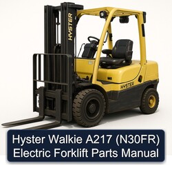 Hyster Walkie A217 (N30FR) Electric Forklift Parts Catalog PDF