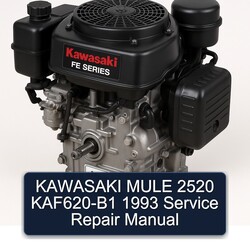 1993 Kawasaki Mule 2520 Kaf620-b1 Service Repair Workshop Manual PDF
