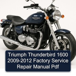 2009-2012 Triumph Thunderbird Service Repair Workshop Manual PDF