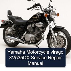 Yamaha Virago Motorcycle XV535DX Service Repair Workshop Manual PDF