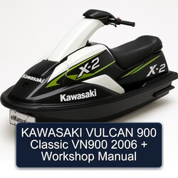 2006 Kawasaki Vulcan 900 Classic VN900 Service Repair Workshop Manual PDF