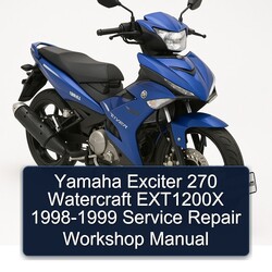 1998-1999 Yamaha Exciter 270 Watercraft EXT1200X Service Repair Workshop Manual PDF