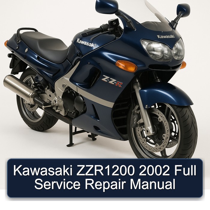 2002 Kawasaki ZZ R Series ZZR1200 Service Repair Workshop Manual PDF