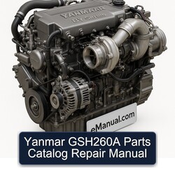 Yanmar BY Series GSH260A Parts Catalog PDF