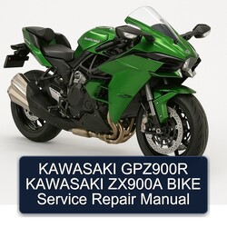 Kawasaki H Series GPZ900R ZX900A Bike Service Repair Workshop Manual PDF