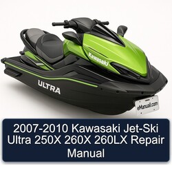 2007-2010 Kawasaki JET-SKI Ultra 250X 260X 260LX Service Repair Workshop Manual PDF