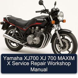  Yamaha XJ700 XJ 700 MAXIM X Service Repair Workshop Manual