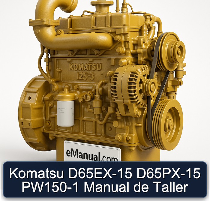 Komatsu 125 3 D65EX-15 D65PX-15 PW150-1 De Taller Service Repair Workshop Manual PDF