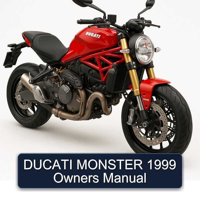 1999 Ducati Monster Owners Owner's Manual PDF