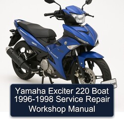 1996-1998 Yamaha Exciter 220 Boat Service Repair Workshop Manual PDF