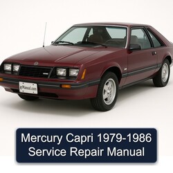 1979-1986 Mercury Capri Service Repair Workshop Manual PDF