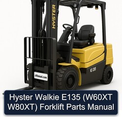 Hyster Walkie E135 (w60xt W80xt) Forklift Parts Catalog PDF