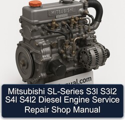 Mitsubishi SL Series Sl-series S3L S3l2 S4L S4l2 Diesel Engine Shop Service Repair Workshop Manual PDF