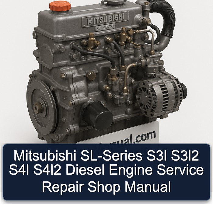 Mitsubishi SL Series Sl-series S3L S3l2 S4L S4l2 Diesel Engine Shop Service Repair Workshop Manual PDF