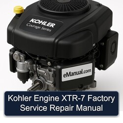 Kohler Courage Series Engine XTR-7 Service Repair Workshop Manual PDF