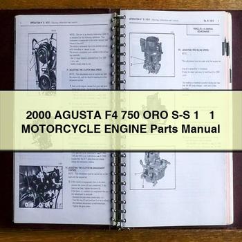 2000 Agusta F4 750 ORO S-S 1 Motorcycle Engine Parts Catalog PDF