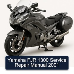 2001 Yamaha FJR Models 1300 Service Repair Workshop Manual PDF