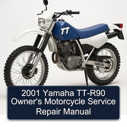2001 Yamaha TT Models TT-R90 Owner‘s Motorcycle Service Repair Workshop Manual PDF