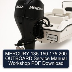 Mercury 135 150 175 200 Outboard Service Repair Workshop Manual PDF