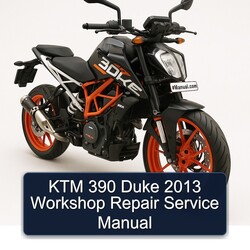 2013 KTM 390 Duke Service Repair Workshop Manual PDF