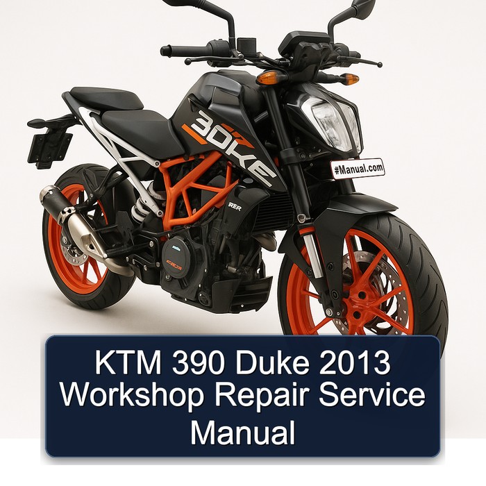 2013 KTM 390 Duke Service Repair Workshop Manual PDF