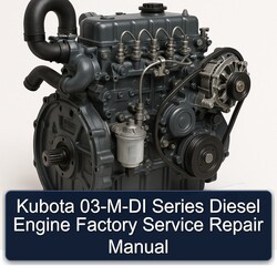 Kubota 03-m-di Series Diesel Engine Service Repair Workshop Manual PDF